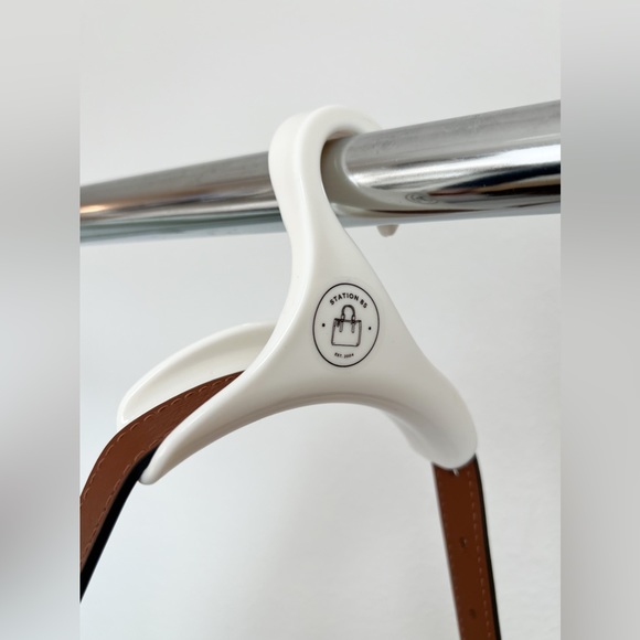 3pk Handbag Hanger Sturdy Acrylic Closet Organizer Purse Storage Hook in White - Picture 7 of 10